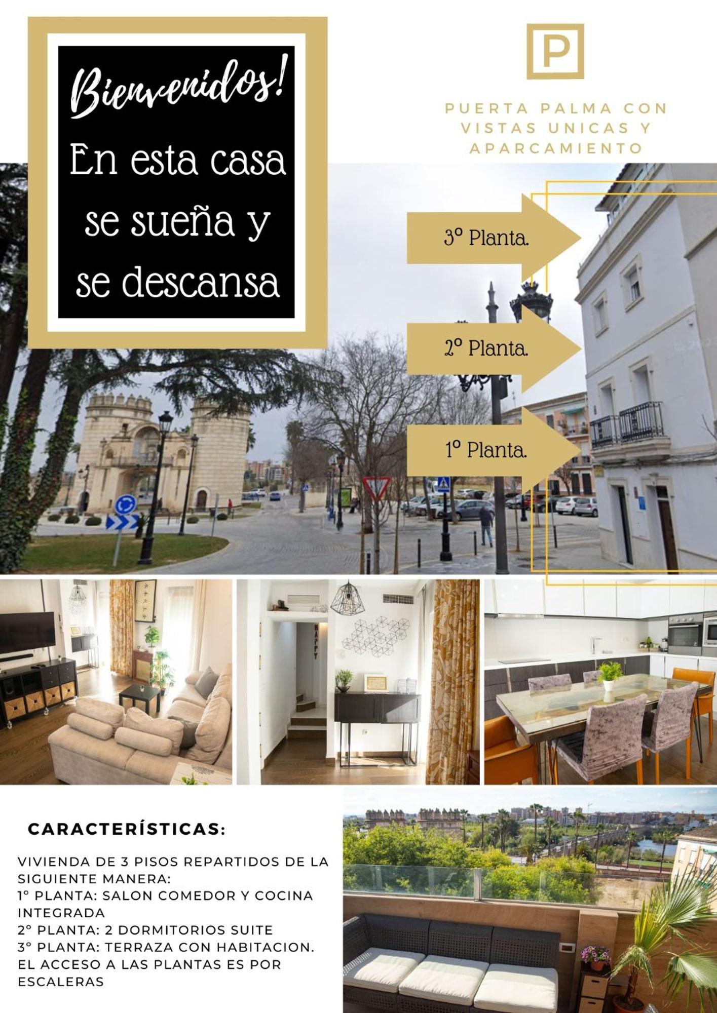 Alojamientos Puerta Palma Con Vistas Y Parking Бадахос Экстерьер фото